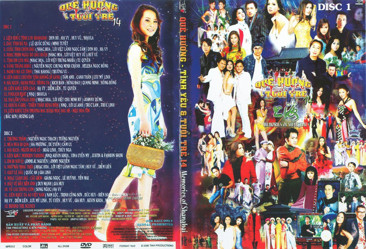 [Ca Nhạc] Tình Productions-Quê Hương Tình Yêu Tuổi Trẻ 14 - Memories Of Shanghai [DVD.ISO]