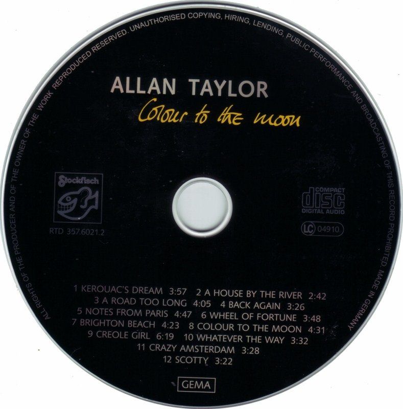 Allan Taylor – Colour To The Moon (2000) [WAV/IMAGE/CUE]