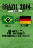 World Cup 2014 – Vòng bán kết – Brazil Vs Đức