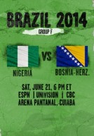 World Cup 2014 – Bảng F – Nigeria Vs Bosnia Herz