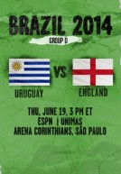 World Cup 2014 – Bảng D – England Vs Uruguay