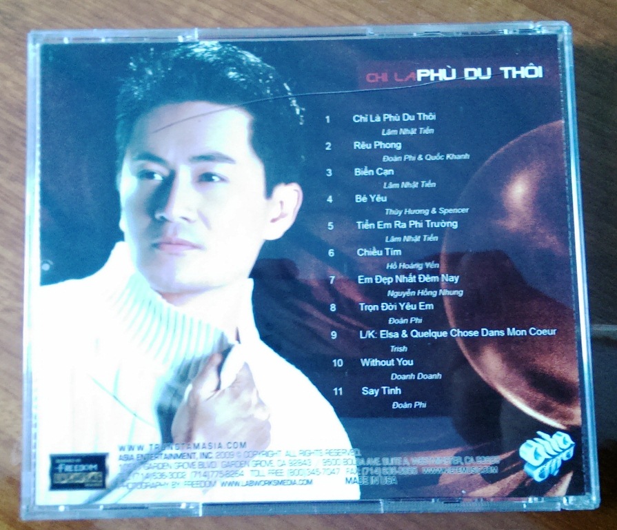 AsiaCD263: Various Artists - Chỉ Là Phù Du Thôi