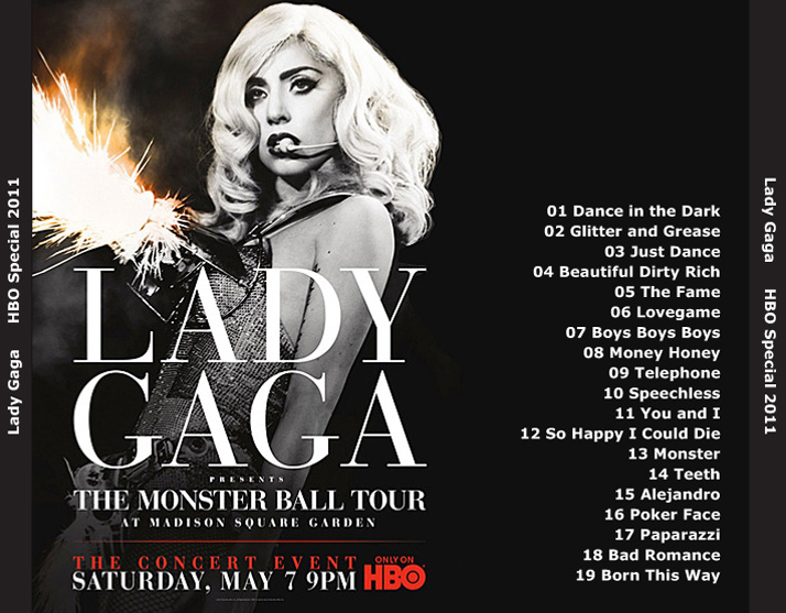 Lady Gaga The Monster Ball Tour At Madison Square Garden